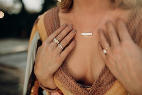 Handcrafted custom made diamond rings