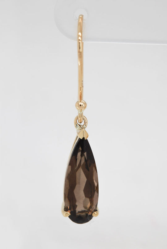 Smokey Quartz Drop Earrings