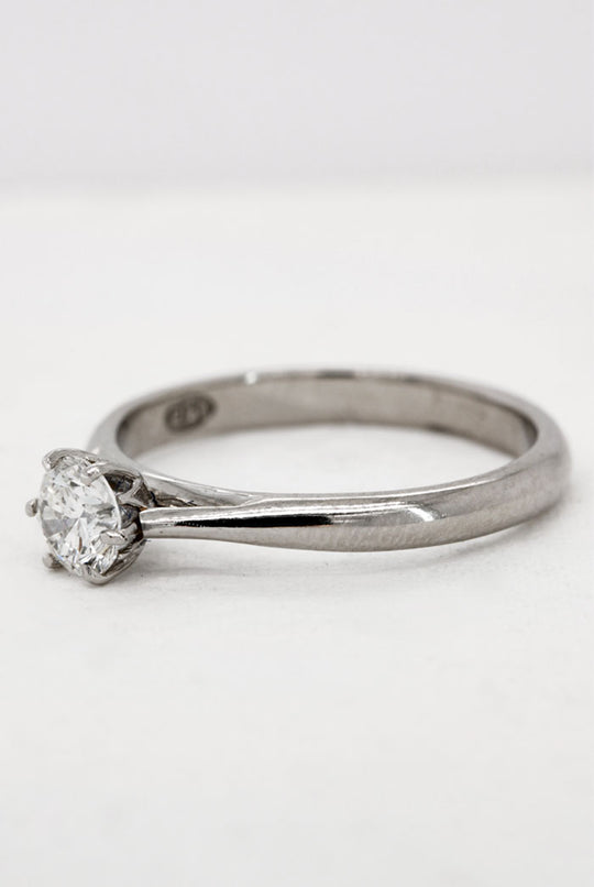 Platinum Half Carat Diamond Solitaire Ring