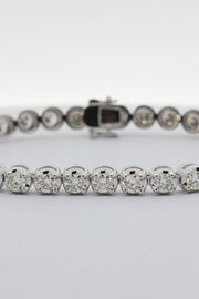 6.2 carat diamond tennis bracelet