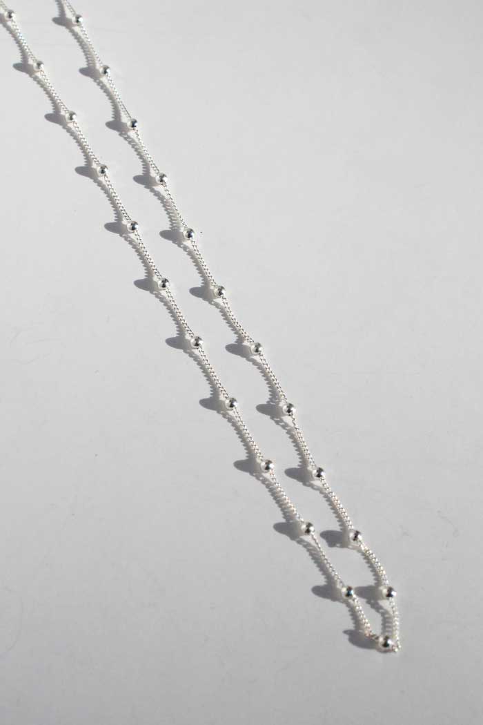 Sterling Silver Ball Necklace