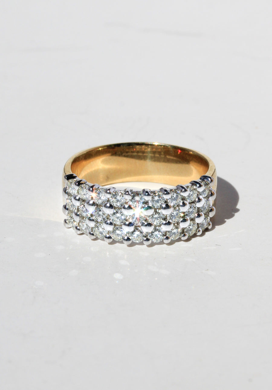 Yellow Gold Multi Diamond Band