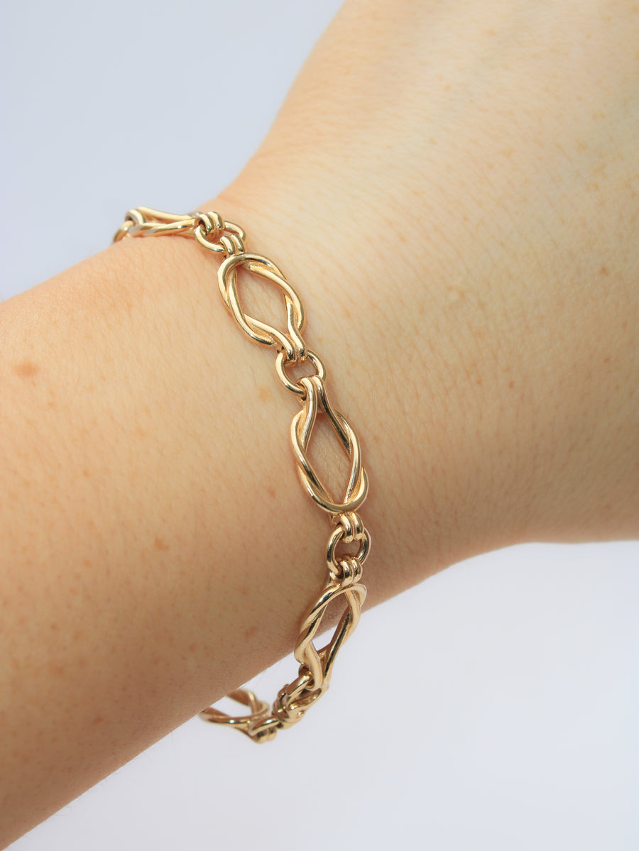 Yellow Gold Sailors Knot Bracelet