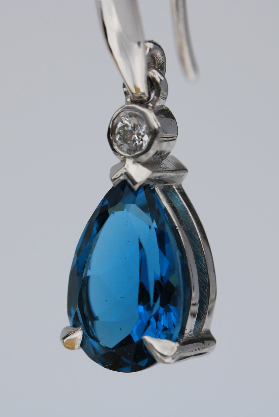 London Blue Topaz Drop Earrings