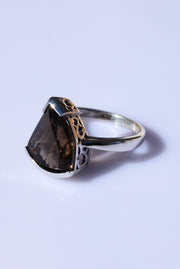 Sterling Silver Smoky Quartz Ring