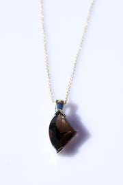 Sterling Silver Smoky Quartz Pendant