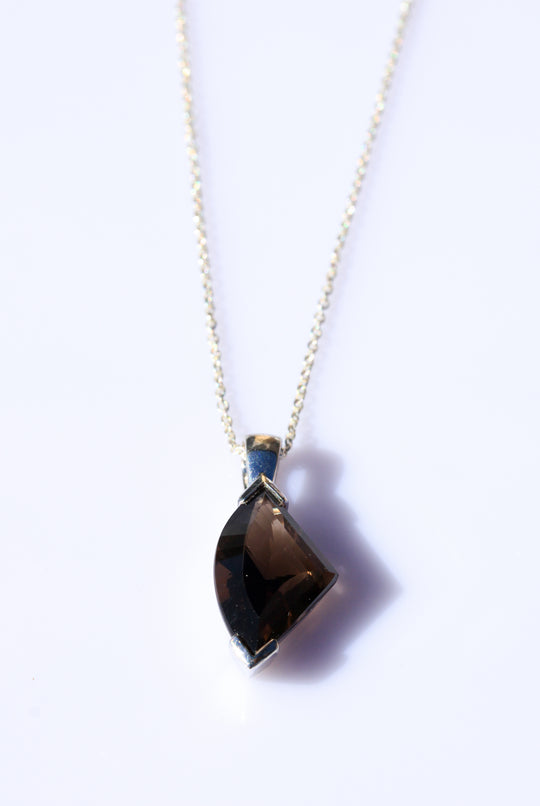 Sterling Silver Smoky Quartz Pendant