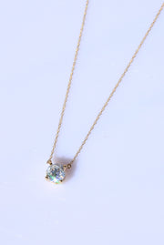 Yellow Gold Lab-Grown Diamond Pendant