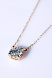 Yellow Gold Lab-Grown Diamond Pendant