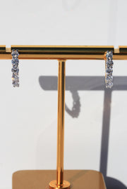 Yellow Gold Lab-Grown Diamond Hoops