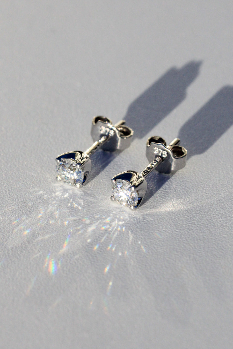 Lab-grown 0.53ct diamond studs