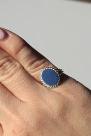 Sterling Silver Oval Signet Ring