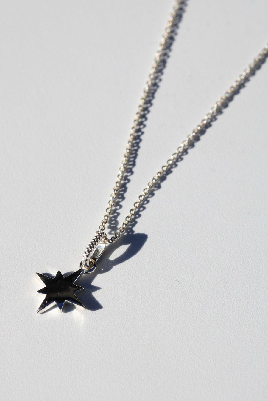 Sterling Silver North Star Pendant