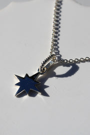 Sterling Silver North Star Pendant