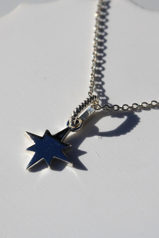 Sterling Silver North Star Pendant