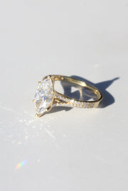 Lab-grown Marquise Diamond Ring