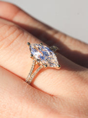Lab-grown Marquise Diamond Ring