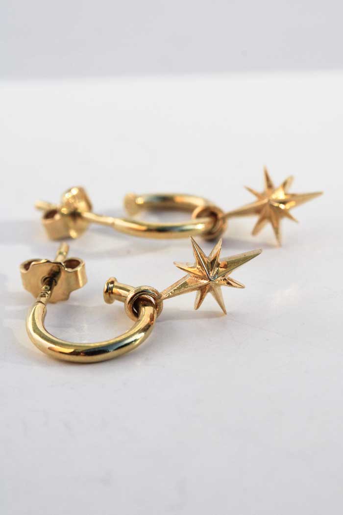 Star Mini Drop Earrings