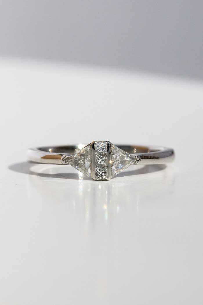 Trillian Rings Platinum Trilliant Diamond Ring – Richard James Jeweller