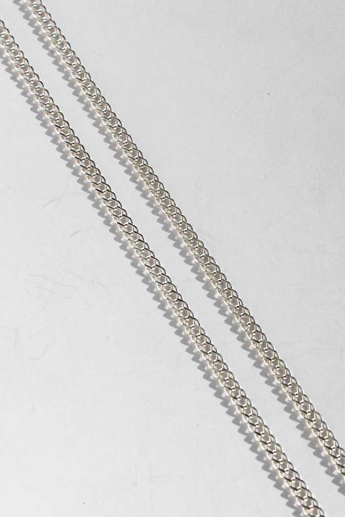 Sterling Silver Double Curb Necklace