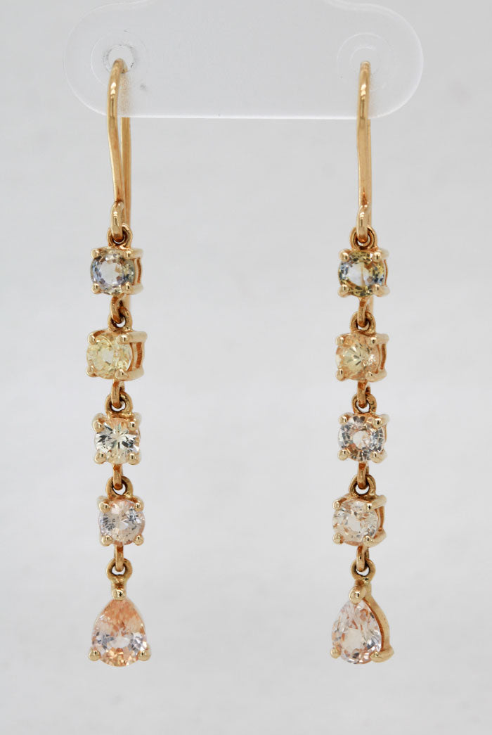 Ceylon Sapphire Drop Earrings