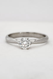 Platinum Half Carat Diamond Solitaire Ring
